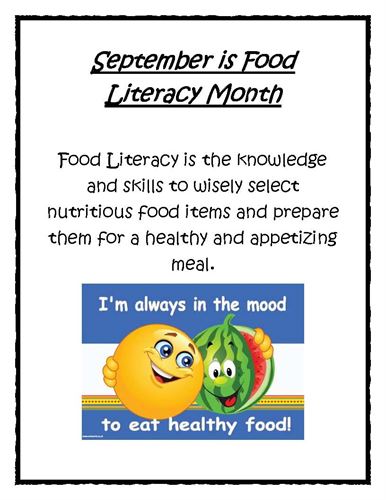 Food Literacy Month