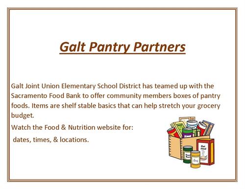 Galt Pantry Partners Flyer