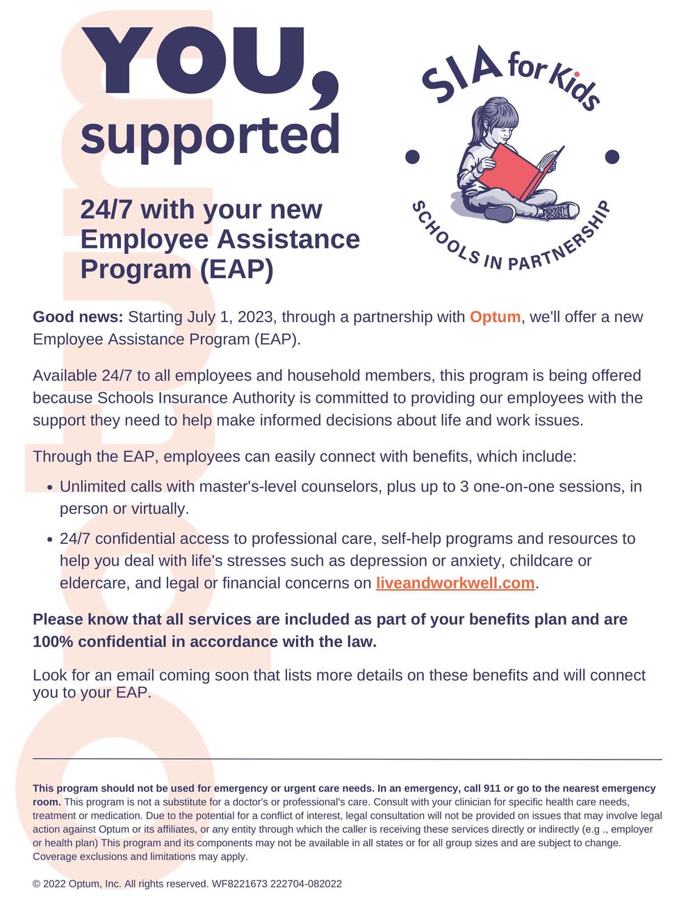 Employee Assistance Program Flyer