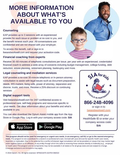 Optum Employee Assistance Flyer 